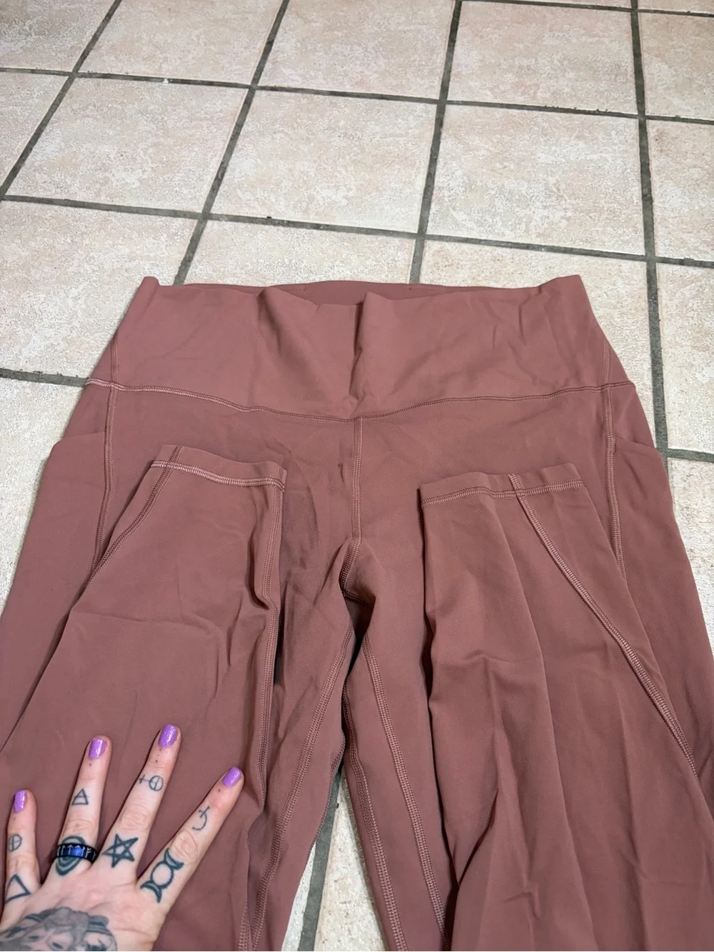 Lululemon Align High-Rise Pant with Pockets 25” (Spiced Chai) Size 14